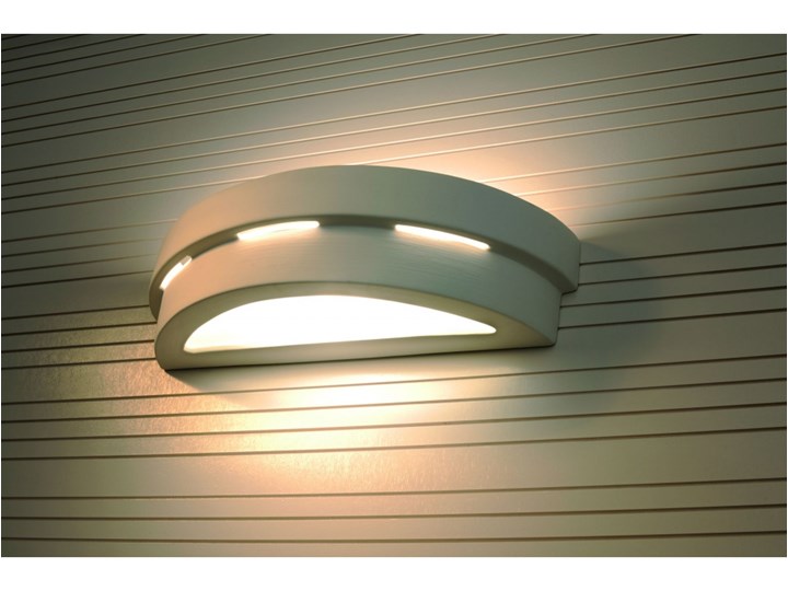 SOLLUX Efektowna lampa ścienna półokrągły kinkiet ceramiczny HELIOS Ceramika Kinkiet łazienkowy Szkło Kinkiet LED Kinkiet dekoracyjny Kategoria Lampy ścienne