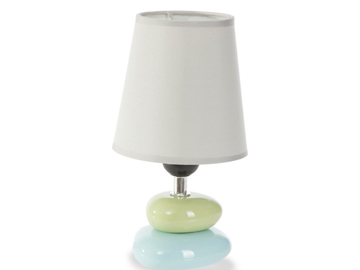 Nowoczesna Lampa Ceramiczna Eurofirany Clair Mięta+Błękit lampy stolowe w koloze miety
