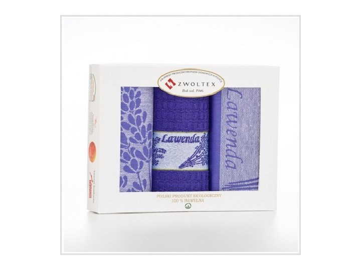 Komplet Kuchenny Zwoltex Lawenda Niebieska ścierki Kuchenne