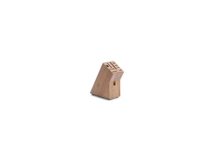 Materiał drewno Bambusowy stojak na noże, blok do noży - 22x22x9cm Przechowywanie sztućców
