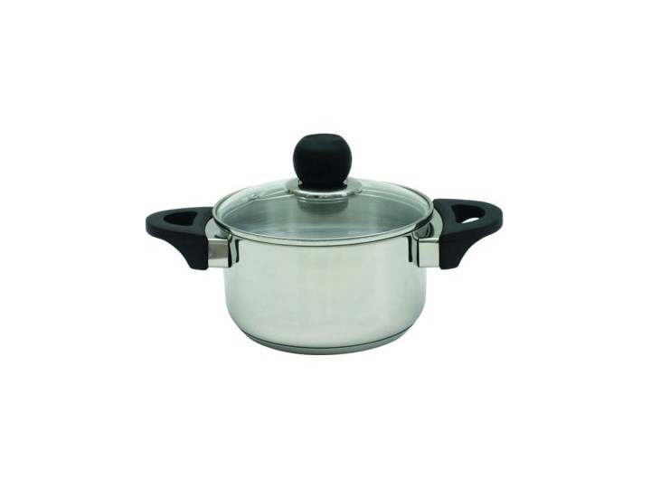 Garnek AMBITION 81258 Vikos Stal nierdzewna Średnica 20 cm Garnek uniwersalny Kolor Srebrny