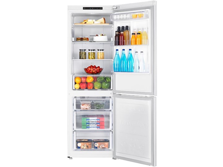 Lodówka SAMSUNG RB30J3000WW Nofrost Biała Szerokość 64 cm Jednodrzwiowe Wysokość 178 cm Szerokość 59,5 cm Położenie zamrażalnika Na dole