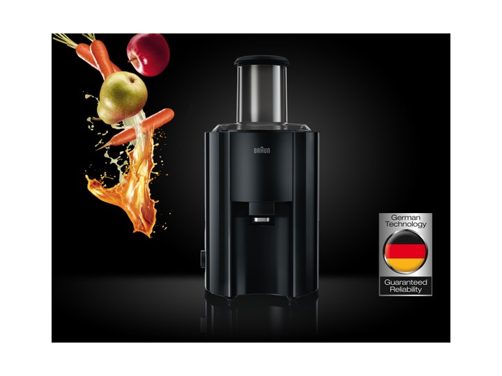 BRAUN J300 Multiquick 3, Sokowirówka, 800 W, szeroka tuba 75 Sokowirówka BRAUN J300 Multiquick CAŁE OWOCE 800W