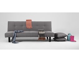 Kanapa Sleek 3 osobowa - rozkładana Customform, stalowy (szary), czarny Głębokość 87 cm drewno rozkładane metal Głębokość 55 cm tkanina Materiał obicia Tkanina