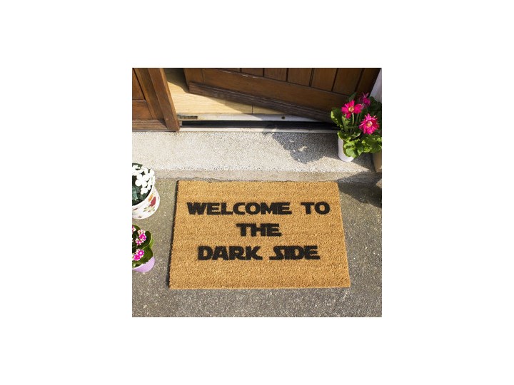 Materiał Włókno kokosowe Wycieraczka Artsy Doormats Welcome to the Darkside, 40x60 cm Wycieraczki