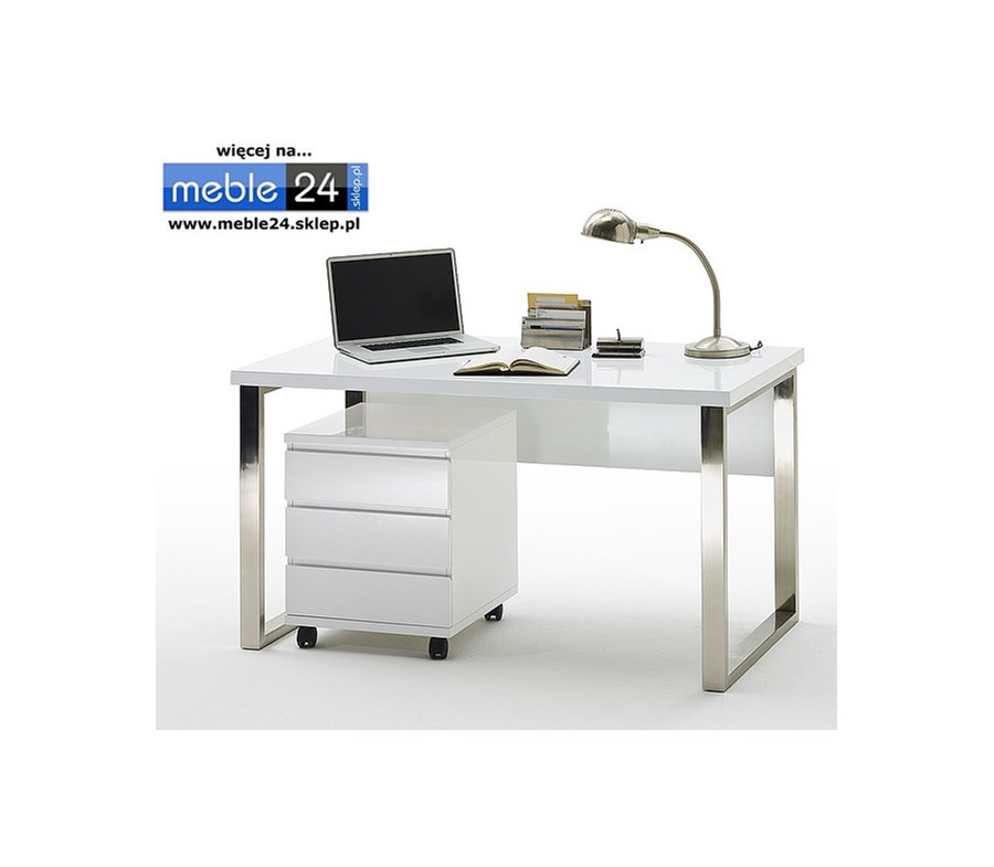 Biurko Białe Polo 121 Blat 14070 Cm Biurka Zdjęcia Pomysły