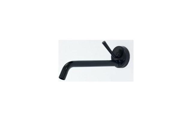 Bateria Umywalkowa Zucchetti Isystick ścienna Dł 215 Mm Czarna