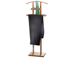 Wieszak na garnitur, ubrania, bambusowy, 45x24x111 cm, ZELLER