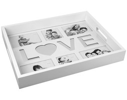 Taca śniadaniowa LOVE MIRRORS - ramka na 6 zdjęć