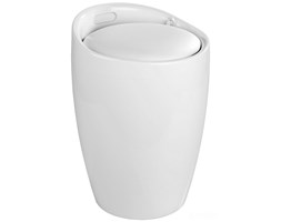 Pufa CANDY WHITE - kosz na pranie, 2 w 1 , WENKO