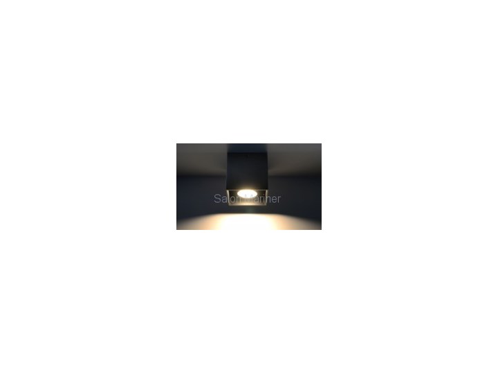 Sollux Lampa Plafon QUAD 1 czarny SL.0022 Oprawa Sufitowa Idealna do Salonu Korytarza Lampa Minimalistyczne Oświetlenie Gu10 LED Oprawa stropowa Oprawa halogenowa Kwadratowe Oprawa led Kategoria Oprawy oświetleniowe
