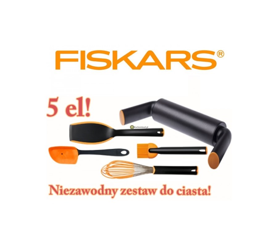 Przybory Akcesoria Kuchenne Fiskars Zestaw Do Ciasta 5 El