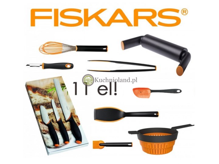 Przybory Akcesoria Kuchenne Fiskars 3 Noże Fiskars Zestaw 11