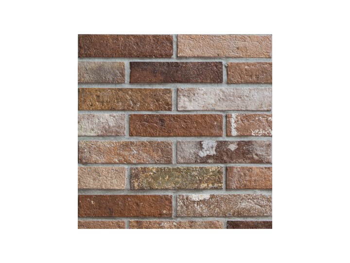 Rondine Bristol Red Brick 6x25 Płytka ścienna matowa Wzór Cegła Płytka ceglana 6x25 cm Płytki elewacyjne Płytki ścienne Płytki tarasowe Kwadrat Kolor Czerwony