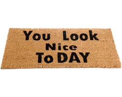 Wycieraczka kokosowa FUNNY TEXT, 60x40cm