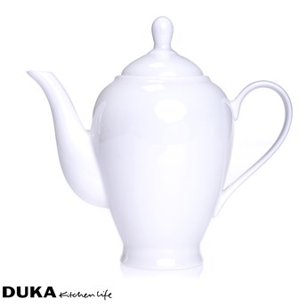 Dzbanek do herbaty DUKA FELICIA 1300 ml biały porcelana