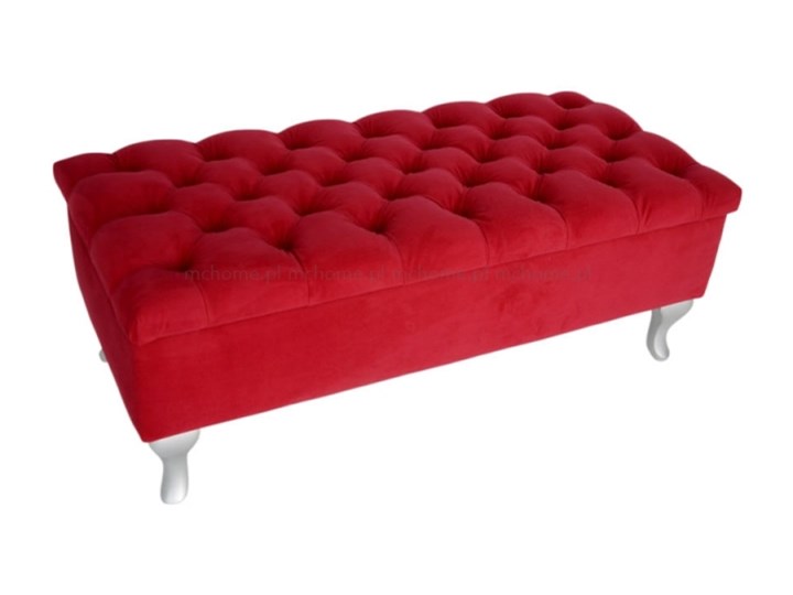 ŁAWECZKA PIKOWANA Z POJEMNIKIEM RED"ROXANE" 173x47cm Pomieszczenie Garderoba