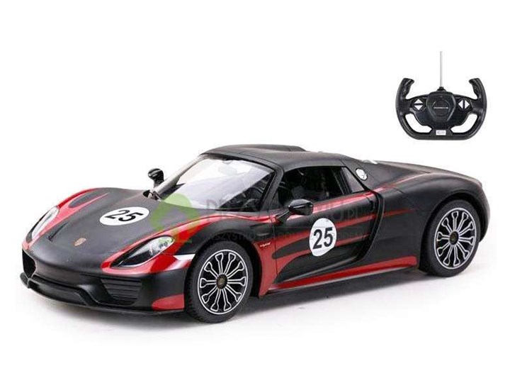 Zdalnie Sterowany Porsche 918 Spyder 1:14 Czarny - Zabawki Zdalnie Sterowane - Homebook