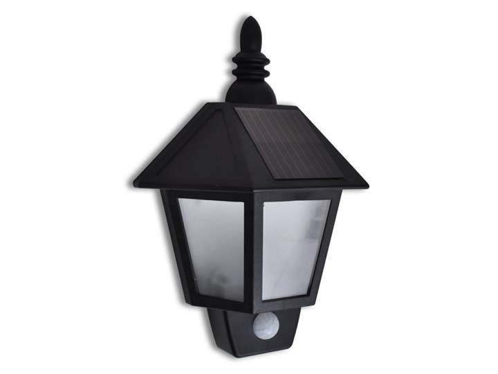 vidaXL Ścienna lampa solarna z sensorem ruchu Kinkiet ogrodowy
