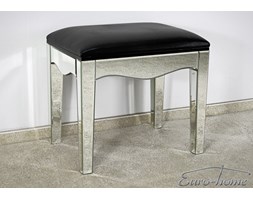 TABORET RU20 52x38x48cm CZARNY skóra Skóra ekologiczna Tkanina Taborety i stołki