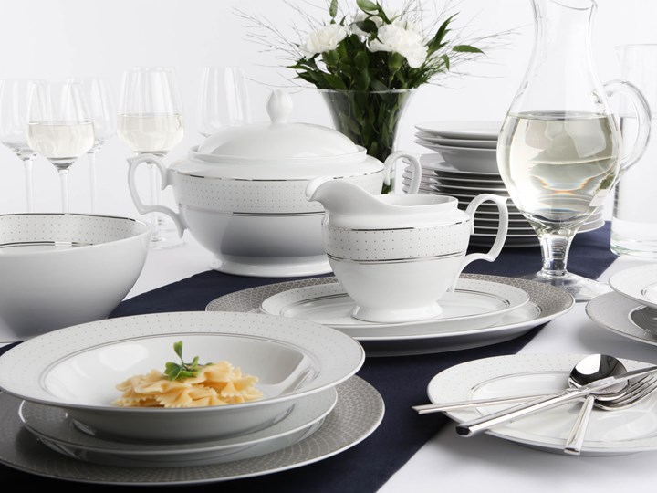 Zestaw Obiadowy Dla 12 Osób Porcelana Mariapaula Sissi Darmowa