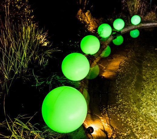 Kula Ogrodowa Ii Led 40 Lampa Stojąca 1 X 5w E27 Rgb Z Pilotem I