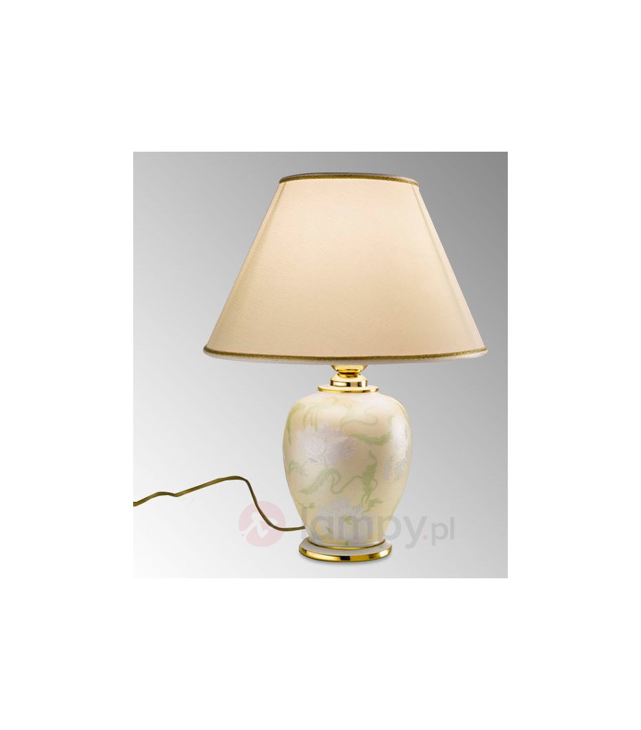 Ceramiczna Lampa Stołowa Giardino Perla Lampy Stołowe Zdjęcia