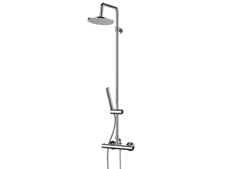 Zestaw prysznicowy natynkowy OMNIRES Mini MI1544-X/O z deszczownicą Chrom Kategoria Zestawy prysznicowe Wyposażenie Z termostatem