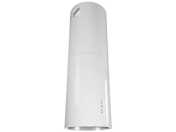 Okap VDB Tube Biały Okap wyspowy Szerokość 39 cm Poziom hałasu 49 dB