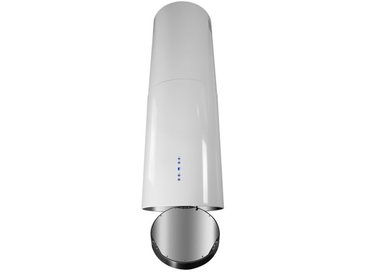 Okap VDB Tube Biały Okap wyspowy Szerokość 39 cm Okap teleskopowy Sterowanie Elektroniczne