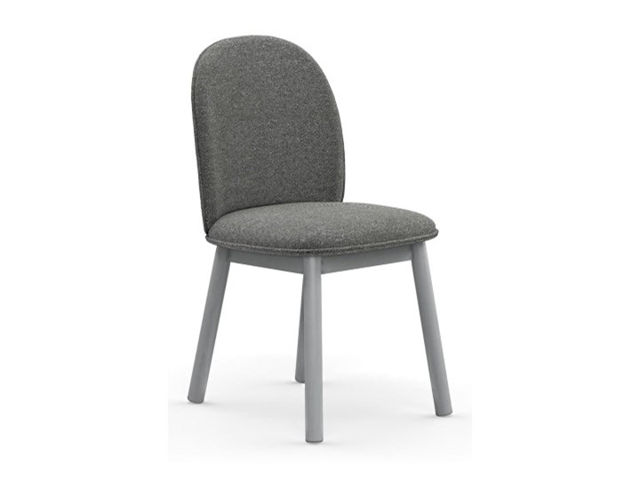 Normann Copenhagen Ace Nist wygodne krzesło z szarym obiciem Normann Copenhagen Ace welurowe, wygodne krzesło z