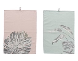 Bloomingville, Ścierka kuchenna Palm 1szt zielony - pastelowy