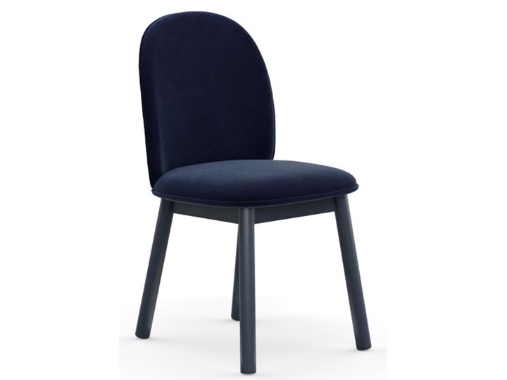Normann Copenhagen Ace welurowe, wygodne krzesło z Normann Copenhagen Ace welurowe, wygodne krzesło z