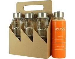Butelki byZoo 6-pak Dostępny od ręki Szkło