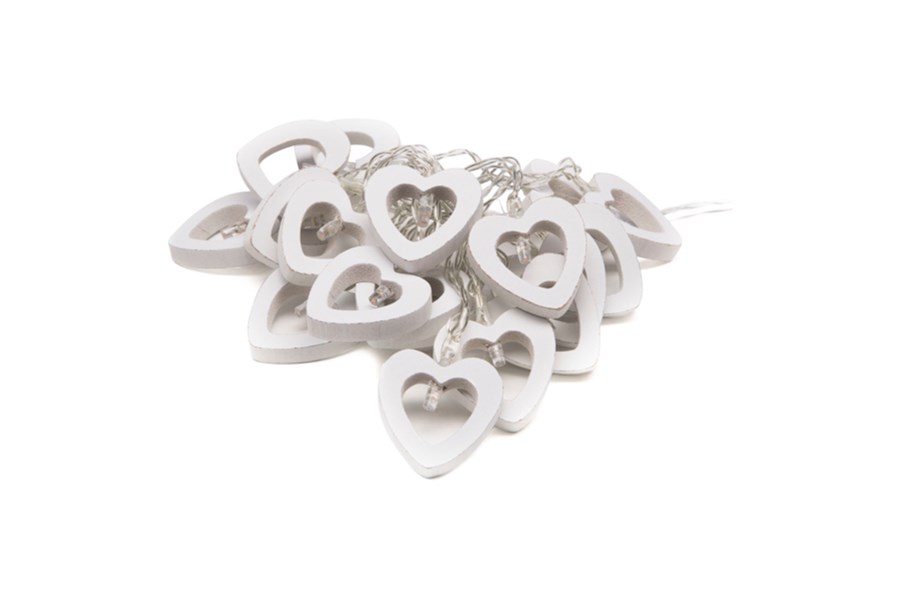 Znalezione obrazy dla zapytania lampki dekoracyjne świecące serduszka