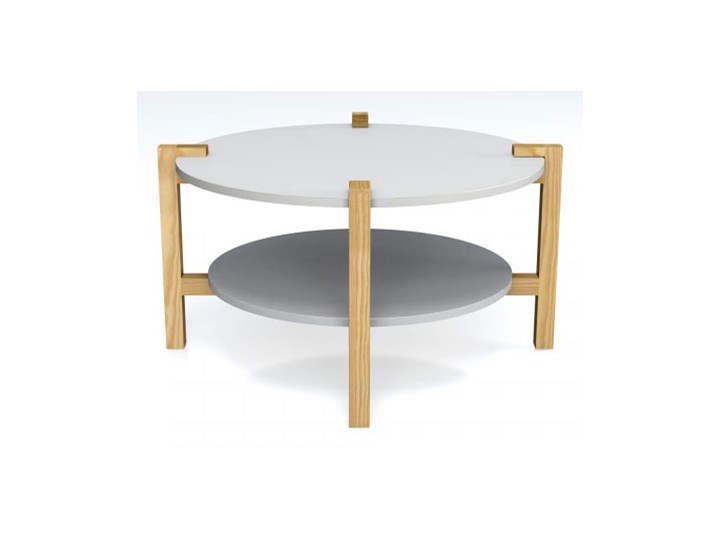 Skandynawski stolik kawowy Inelo L15 Wysokość 45 cm Drewno Kategoria Stoliki i ławy Zestaw stolików Styl Minimalistyczny
