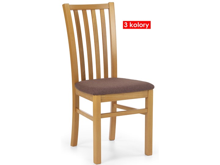Drewniane krzesło patyczak Billy - ciemny orzech Wysokość 96 cm Kolor Beżowy Drewno Szerokość 44 cm Kolor Brązowy
