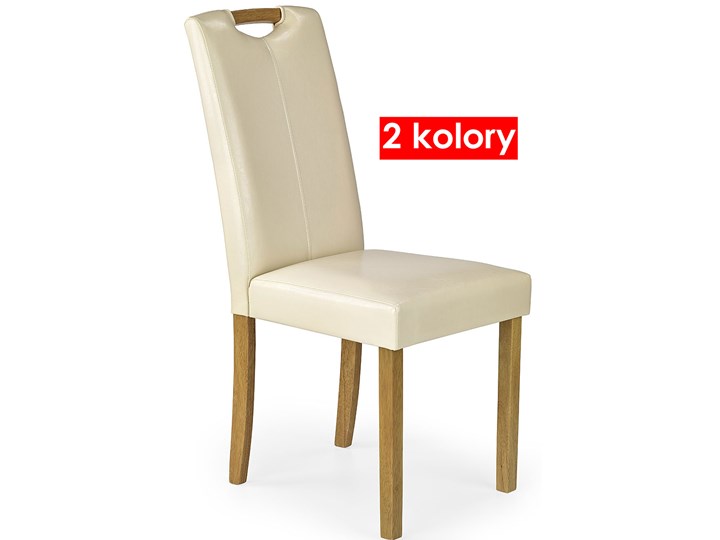 Krzesło drewniane Floyd - kremowe Wysokość 96 cm Szerokość 42 cm Głębokość 42 cm Drewno Kategoria Krzesła kuchenne