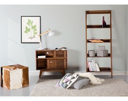 Regał brązowy MOBILE TRIO Płyta MDF Płyta MDF Drewno Płyta MDF Drewno Drewno