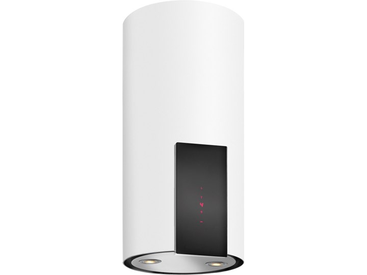 Okap VDB Tube P Glass White Sterowanie Elektroniczne Szerokość 39 cm Okap kominowy Poziom hałasu 63 dB