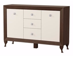 Komoda Balzac II Drewno Z szafkami i szufladami Szerokość 152 cm Wysokość 97 cm Głębokość 43 cm płyta MDF Styl Nowoczesny