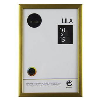 Ramka na zdjęcia Lila 10 x 15 cm złota Inspire