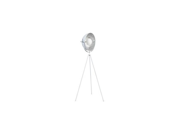 Lampa podłogowa Studio IV biało-srebrna