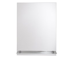 Lustro Cooke&Lewis Garwick z półką 80 x 60 cm Lustro z półką prostokątne szkło Styl nowoczesny