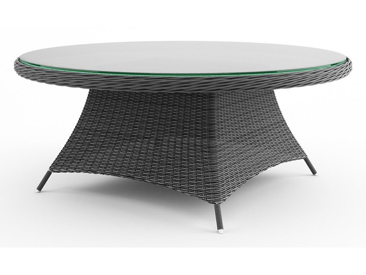 Meble ogrodowe RONDO ø180 royal piaskowe Rattan Technorattan Aluminium Tworzywo sztuczne Zawartość zestawu Fotele