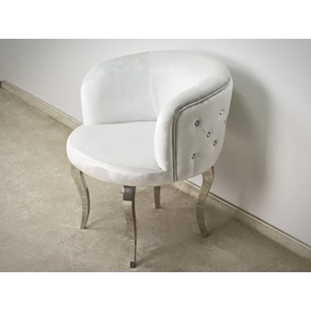 Fotel Cristall Glamur White