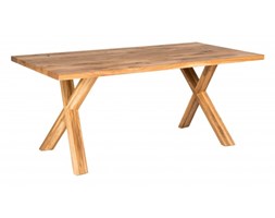 Signu Design Stół drewniany, dębowy lub z orzecha amerykańskiego Xavier