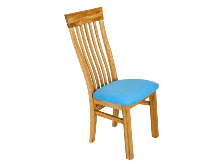Signu Design Krzesło dębowe AVANT Drewno Skóra Tkanina Wysokość 2 44 cm