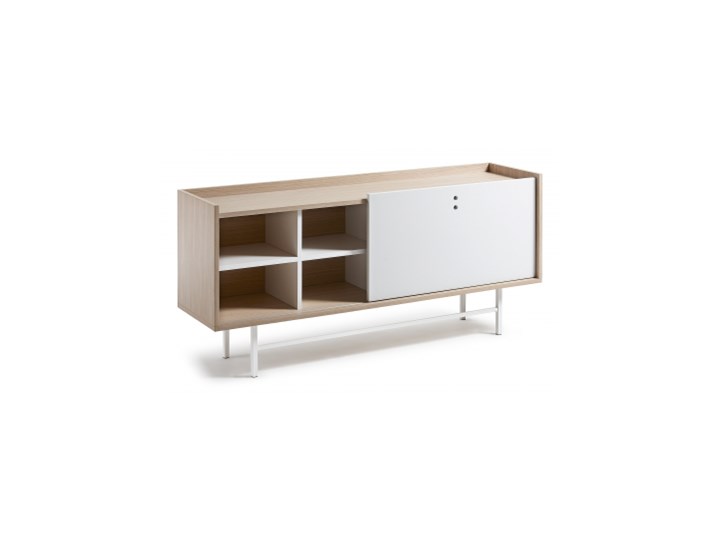Kredens Lish Szerokość 155 cm Wysokość 70 cm drewno płyta MDF metal Bufet