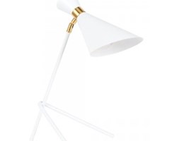 Lampa stołowa Shady, biała Wysokość 52 cm Lampa trójnóg drewno Styl skandynawski